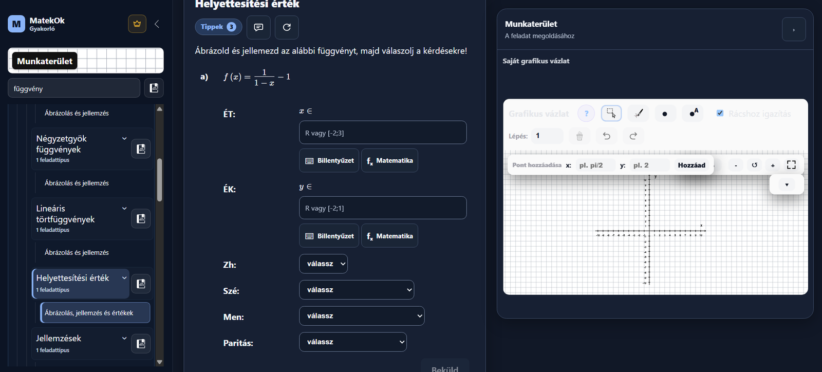 MatekOk App képernyőkép